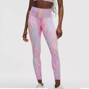NWT Lululemon Wunder Train High-Rise Tight 25" Prism Marble Multi Size 6